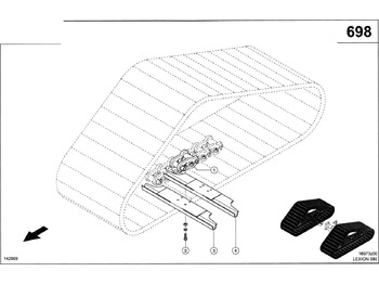 Гусеница CLAAS