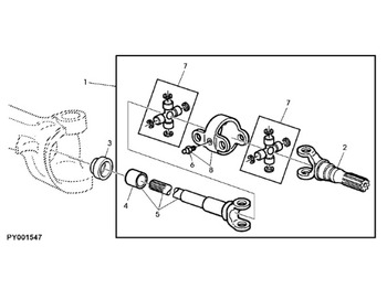 Карданный вал JOHN DEERE