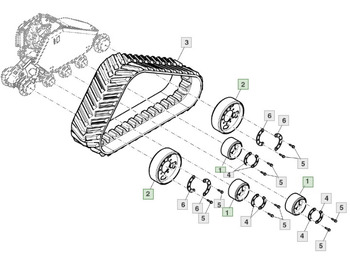 Гусеница JOHN DEERE