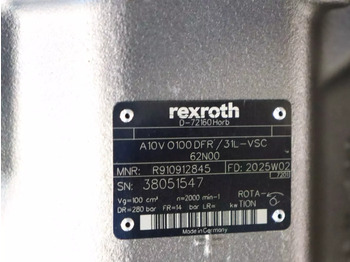 Новый Гидравлический насос для Погрузочно-разгрузочной техники REXROTH A10VO100DFR/31L-VSC62N00: фото 4