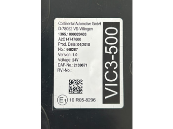 Блок управления для Грузовиков DAF XF 106 480 VIC3-500 2139671 VERSION 1.0: фото 4 Блок управления для Грузовиков DAF XF 106 480 VIC3-500 2139671 VERSION 1.0: фото 4