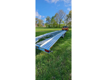Новый Прицеп-автовоз LAWETA Z NAJAZDAMI NA 2 AUTA 8,5x2M DMC 3500, 3 OSIE / CAR TRANSPORTER WITH RAMPS FOR 2 CARS 8.5x2M DMC 3500, 3 AXLES: фото 4