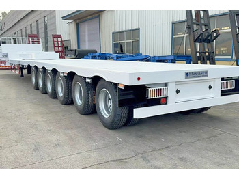 Новый Полуприцеп бортовой/ Платформа Для транспортировки сыпучих материалов TITAN 6 Axle Step Deck Flatbed Trailer for Sale in Philippines: фото 2 Новый Полуприцеп бортовой/ Платформа Для транспортировки сыпучих материалов TITAN 6 Axle Step Deck Flatbed Trailer for Sale in Philippines: фото 2