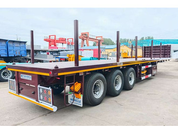 Новый Полуприцеп бортовой/ Платформа Для транспортировки леса TITAN New 3 Axle Flatbed Trailers for Sale in Malawi: фото 2