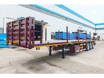 Новый Полуприцеп бортовой/ Платформа Для транспортировки леса TITAN New 3 Axle Flatbed Trailers for Sale in Malawi: фото 3