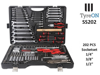 Оборудование для гаражей/ Мастерских SS202 Professional Socket Set 202-piece 1/8 - 1/4 - 1/2 Inch - Chrome Vanadium: фото 2 Оборудование для гаражей/ Мастерских SS202 Professional Socket Set 202-piece 1/8 - 1/4 - 1/2 Inch - Chrome Vanadium: фото 2