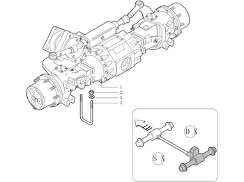 Задняя ось NEW HOLLAND