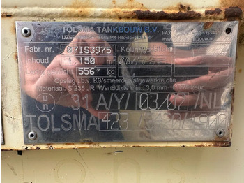 Резервуар для хранения Tolsma Kiwa IBC 1150 liter Dieseltank Milieutank: фото 3 Резервуар для хранения Tolsma Kiwa IBC 1150 liter Dieseltank Milieutank: фото 3