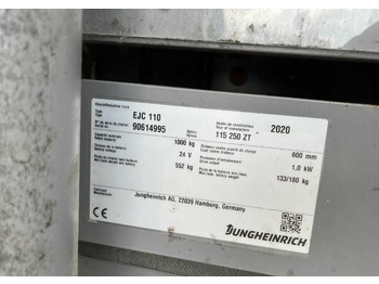 Штабелер Jungheinrich EJC110: фото 4 Штабелер Jungheinrich EJC110: фото 4