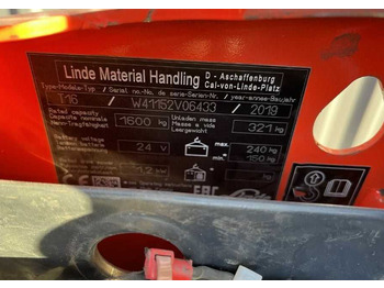 Тележка Linde T16: фото 4 Тележка Linde T16: фото 4