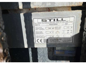 Штабелер Still EXV14: фото 4 Штабелер Still EXV14: фото 4