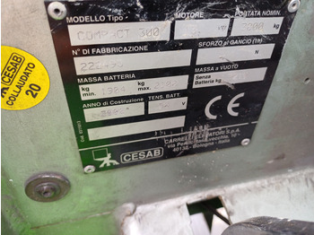 Электропогрузчик CESAB Compact 300: фото 5