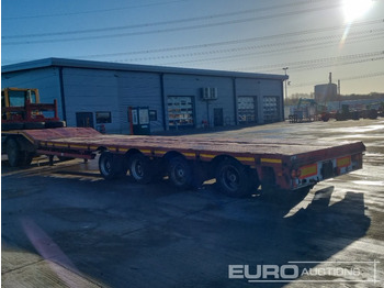 Грузовик бортовой/ Платформа Nooteboom 4 Axle Extendable Low Loader Trailer, Twin Axle Rear Steer, Out Riggers: фото 3