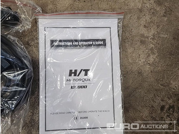 Оборудование для гаражей/ Мастерских Unused Hi-Torque HT12000 12 Volt Winch, 3/8" x 85' Rope: фото 5 Оборудование для гаражей/ Мастерских Unused Hi-Torque HT12000 12 Volt Winch, 3/8" x 85' Rope: фото 5