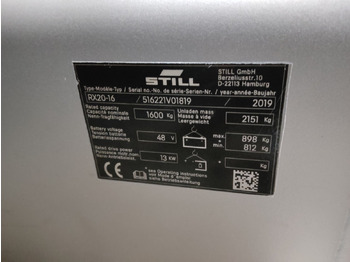 Электропогрузчик STILL RX20-16: фото 5