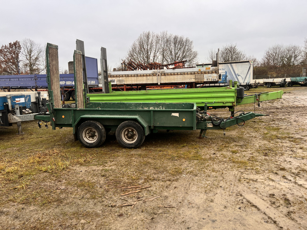 Blomenroehr 545/5000 Tandemtieflader - Низкорамный прицеп: фото 1 Blomenroehr 545/5000 Tandemtieflader - Низкорамный прицеп: фото 1