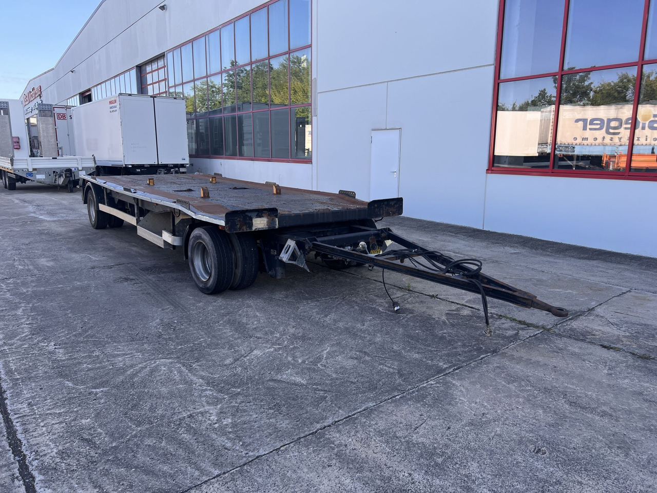 Dinkel DAC 18000 2 Achs Kombi- Anhänger für Abroll- oder Absetzmulden oder Tieflader - Прицеп бортовой/ Платформа: фото 2 Dinkel DAC 18000 2 Achs Kombi- Anhänger für Abroll- oder Absetzmulden oder Tieflader - Прицеп бортовой/ Платформа: фото 2