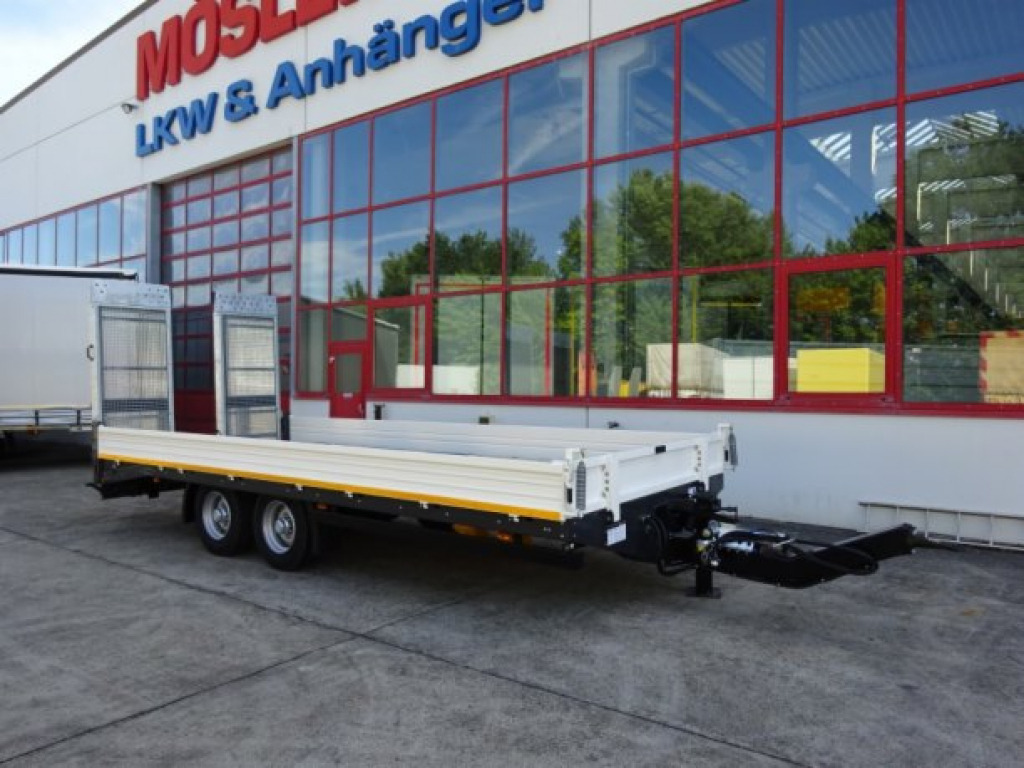 Möslein TTT 13 6,2 BR Weiß Neuer 13 t GG Tandemtieflader mit Breiten Rampen - Низкорамный прицеп: фото 1 Möslein TTT 13 6,2 BR Weiß Neuer 13 t GG Tandemtieflader mit Breiten Rampen - Низкорамный прицеп: фото 1