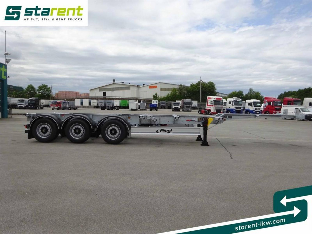 Fliegl Containerchassis ADR 1x20/2x20/1x30/1x40/1x45 - Шасси полуприцеп: фото 4 Fliegl Containerchassis ADR 1x20/2x20/1x30/1x40/1x45 - Шасси полуприцеп: фото 4