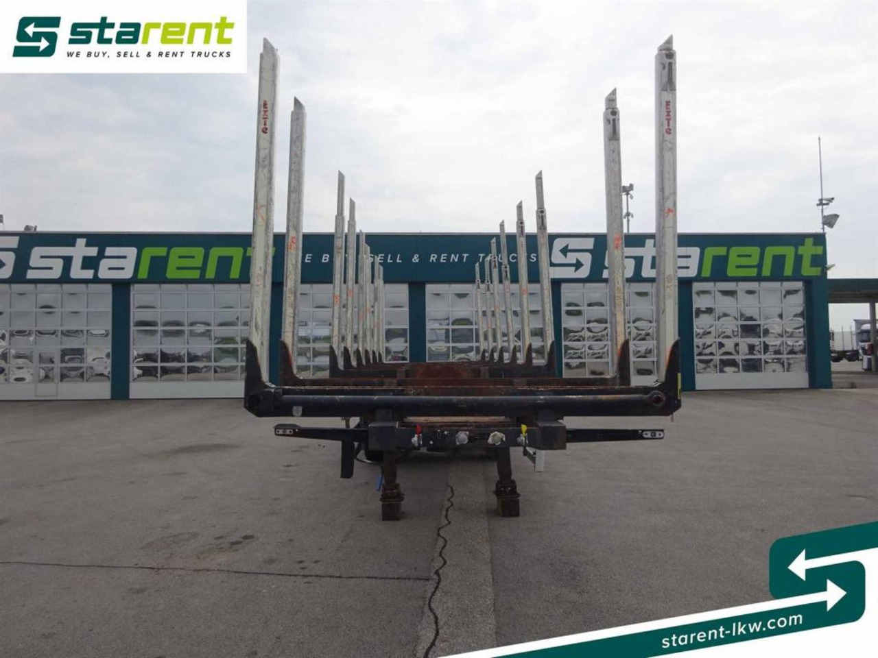 Hangler Holzrungen Auflieger Exte Rungen Lift-A Lenkachse - Полуприцеп лесовоз: фото 2 Hangler Holzrungen Auflieger Exte Rungen Lift-A Lenkachse - Полуприцеп лесовоз: фото 2