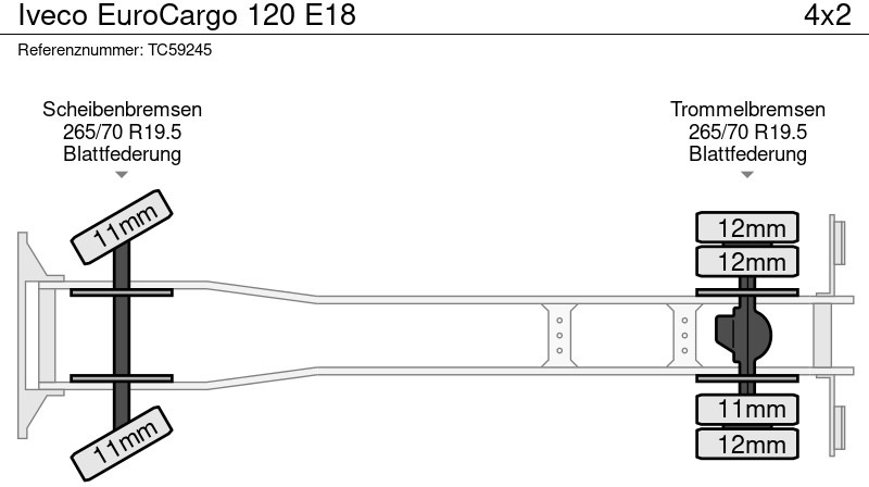 Iveco EuroCargo 120 E18 - Грузовик-шасси: фото 4 Iveco EuroCargo 120 E18 - Грузовик-шасси: фото 4
