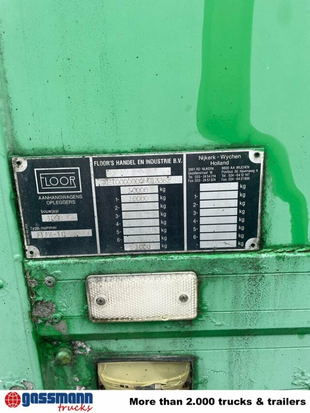 Floor FLMA 10, Blumenanhänger, LBW - Прицеп-фургон: фото 3 Floor FLMA 10, Blumenanhänger, LBW - Прицеп-фургон: фото 3