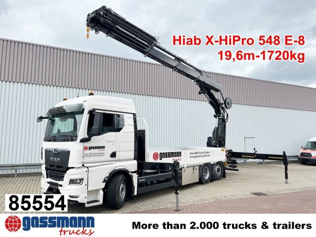 MAN TGX 26.510 6x2-4 LL, Kran Hiab X-HiPro 548 E-8, - Грузовик бортовой/ Платформа, Автоманипулятор: фото 1 MAN TGX 26.510 6x2-4 LL, Kran Hiab X-HiPro 548 E-8, - Грузовик бортовой/ Платформа, Автоманипулятор: фото 1