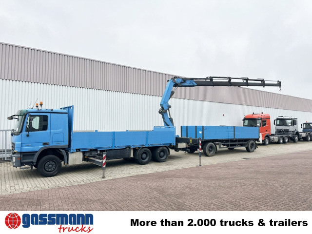 Mercedes-Benz Actros 2741 L 6x4, Twist-Lock ausz. auf 3m, - Грузовик бортовой/ Платформа, Автоманипулятор: фото 3 Mercedes-Benz Actros 2741 L 6x4, Twist-Lock ausz. auf 3m, - Грузовик бортовой/ Платформа, Автоманипулятор: фото 3