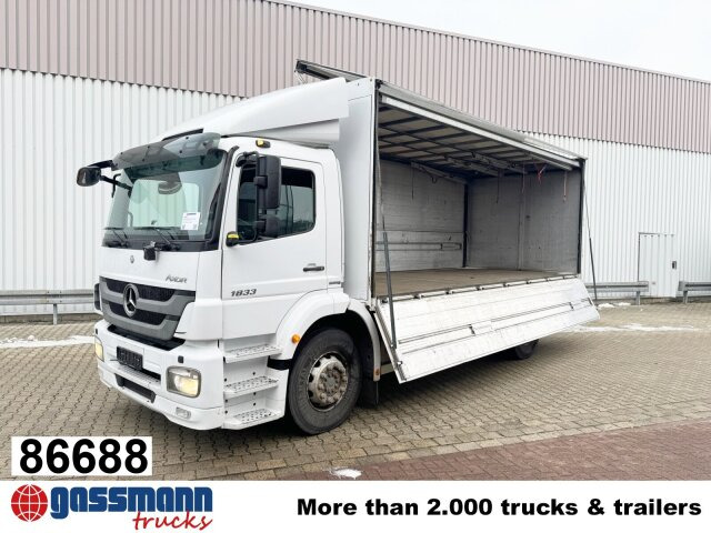 Mercedes-Benz Axor 1833 L 4x2, Getränkekoffer - Грузовик с закрытым кузовом: фото 1 Mercedes-Benz Axor 1833 L 4x2, Getränkekoffer - Грузовик с закрытым кузовом: фото 1