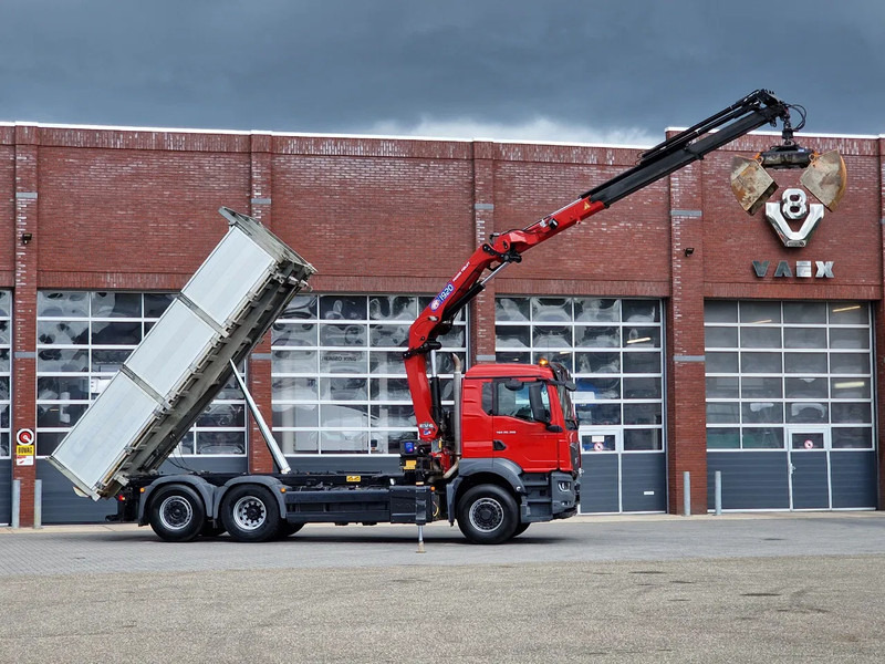 MAN TGS 26.360 6x4 Hydrodrive / Crane HMF1920K-RCS / 3 way tipper HMF / Low KM 110.700! в лизинг MAN TGS 26.360 6x4 Hydrodrive / Crane HMF1920K-RCS / 3 way tipper HMF / Low KM 110.700!: фото 10