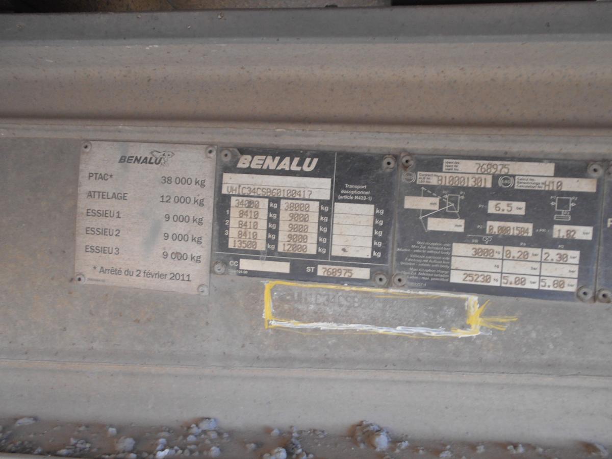 Benalu - Самосвальный полуприцеп: фото 4 Benalu - Самосвальный полуприцеп: фото 4