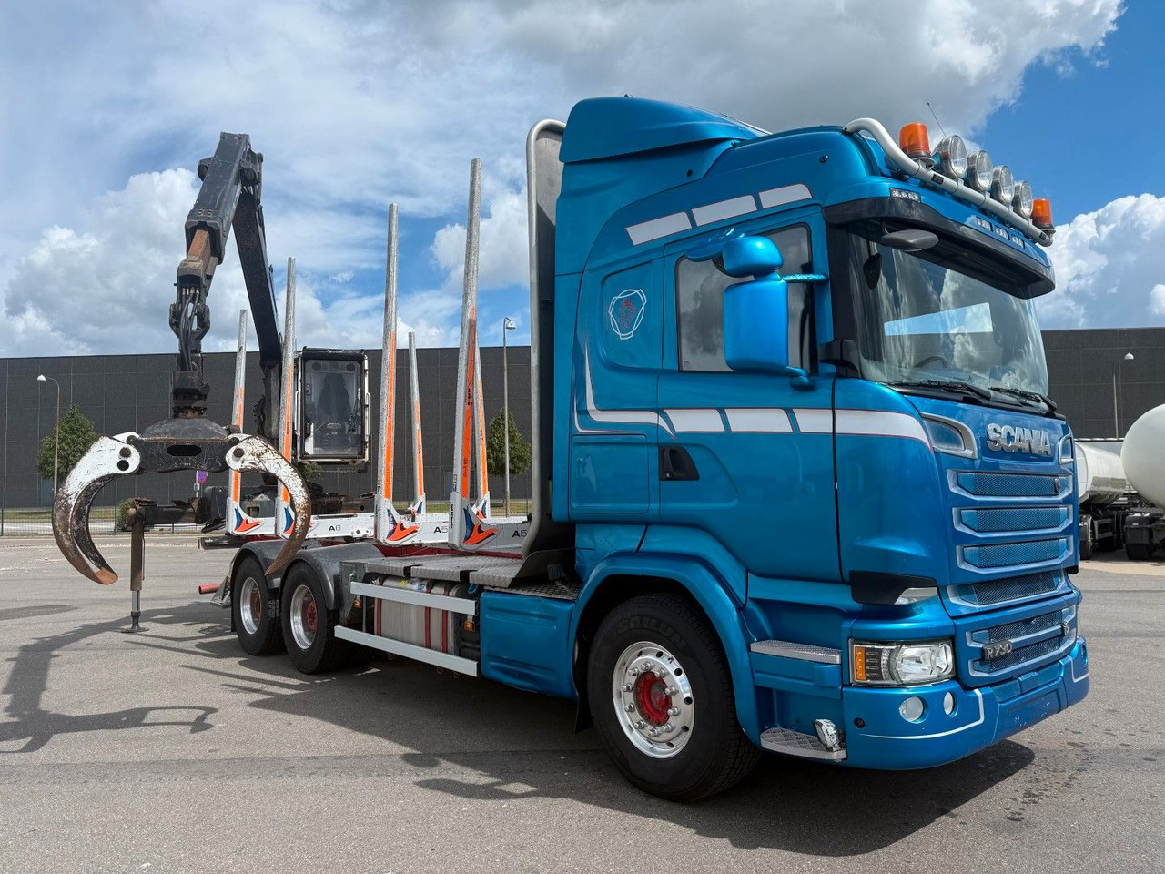 Scania R730 V8 6x4 Palfinger Epsilon M12L80 / Holz Wood - Лесовоз, Автоманипулятор: фото 2 Scania R730 V8 6x4 Palfinger Epsilon M12L80 / Holz Wood - Лесовоз, Автоманипулятор: фото 2