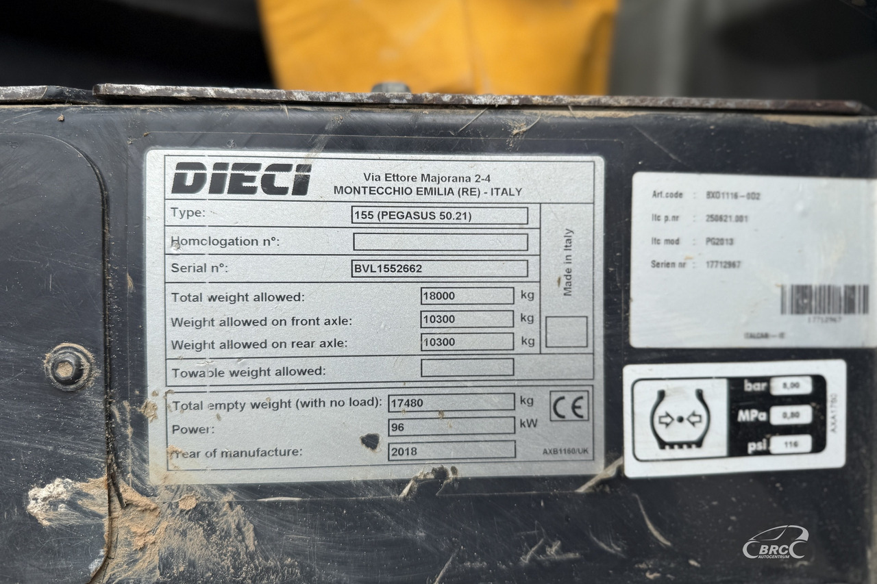 Телескопический фронтальный погрузчик Dieci Pegasus: фото 13 Телескопический фронтальный погрузчик Dieci Pegasus: фото 13