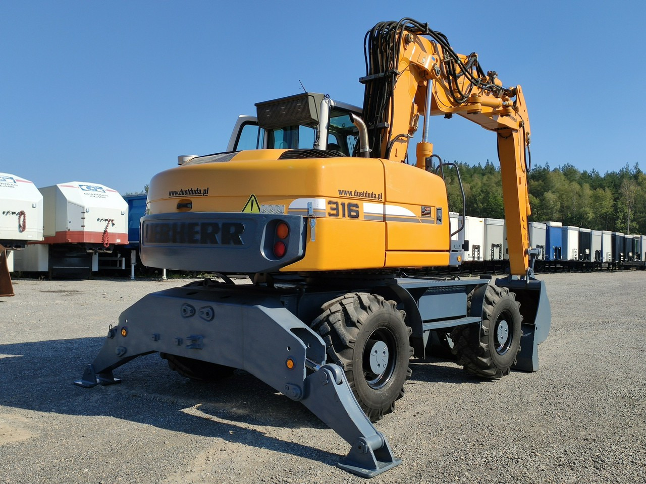 Колёсный экскаватор Liebherr A316 Maszyna po Pełnym Tulejowaniu Bez Luzów i Wycieków: фото 15
