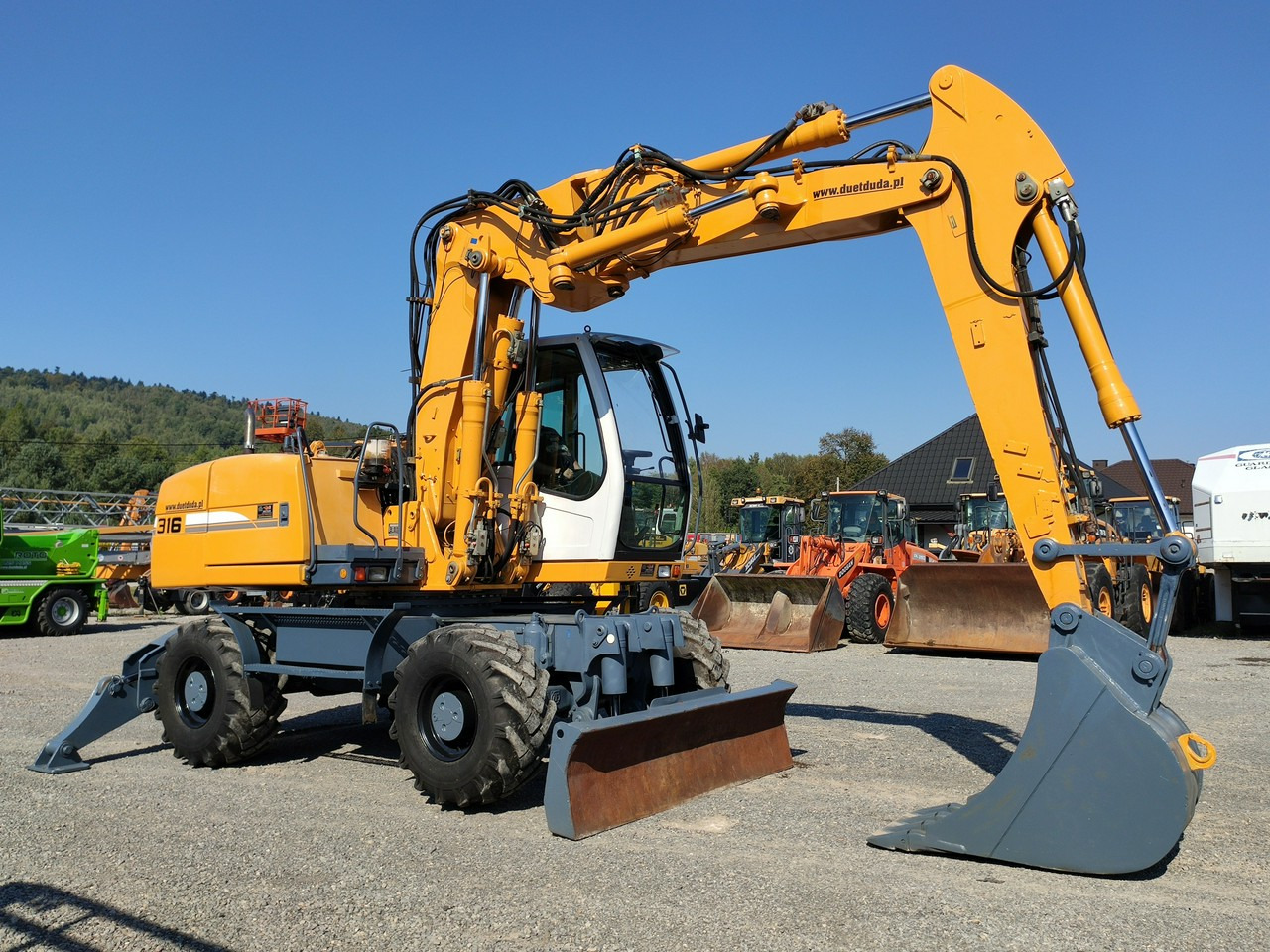 Колёсный экскаватор Liebherr A316 Maszyna po Pełnym Tulejowaniu Bez Luzów i Wycieków: фото 7