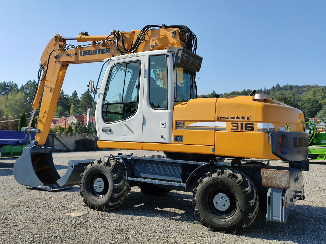 Колёсный экскаватор Liebherr A316 Maszyna po Pełnym Tulejowaniu Bez Luzów i Wycieków: фото 12