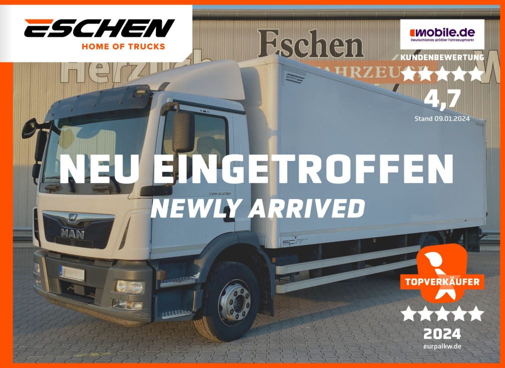MAN TGM 12.290 4x2 BL / Palfinger LBW - Грузовик с закрытым кузовом: фото 1 MAN TGM 12.290 4x2 BL / Palfinger LBW - Грузовик с закрытым кузовом: фото 1