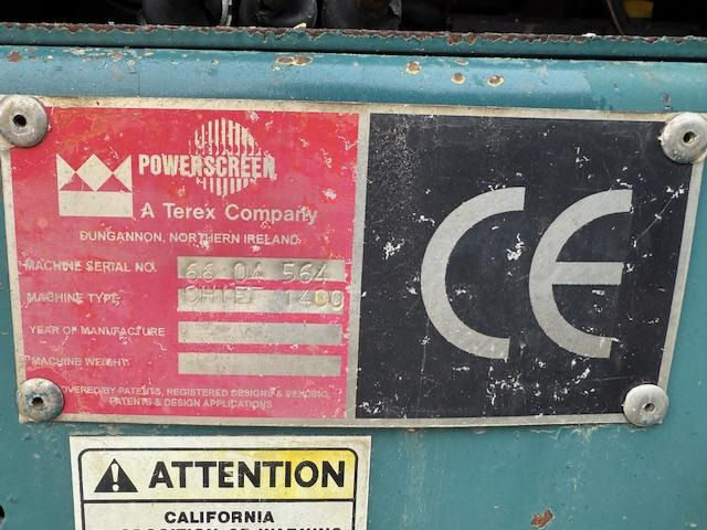 Terex Powerscreen Chieftain 1400 - Грохот: фото 5 Terex Powerscreen Chieftain 1400 - Грохот: фото 5