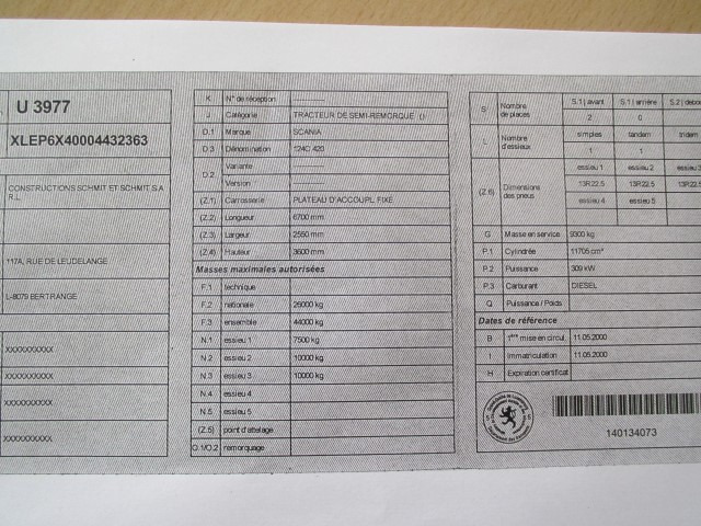Scania 124C.420 6x4 - Тягач: фото 5 Scania 124C.420 6x4 - Тягач: фото 5
