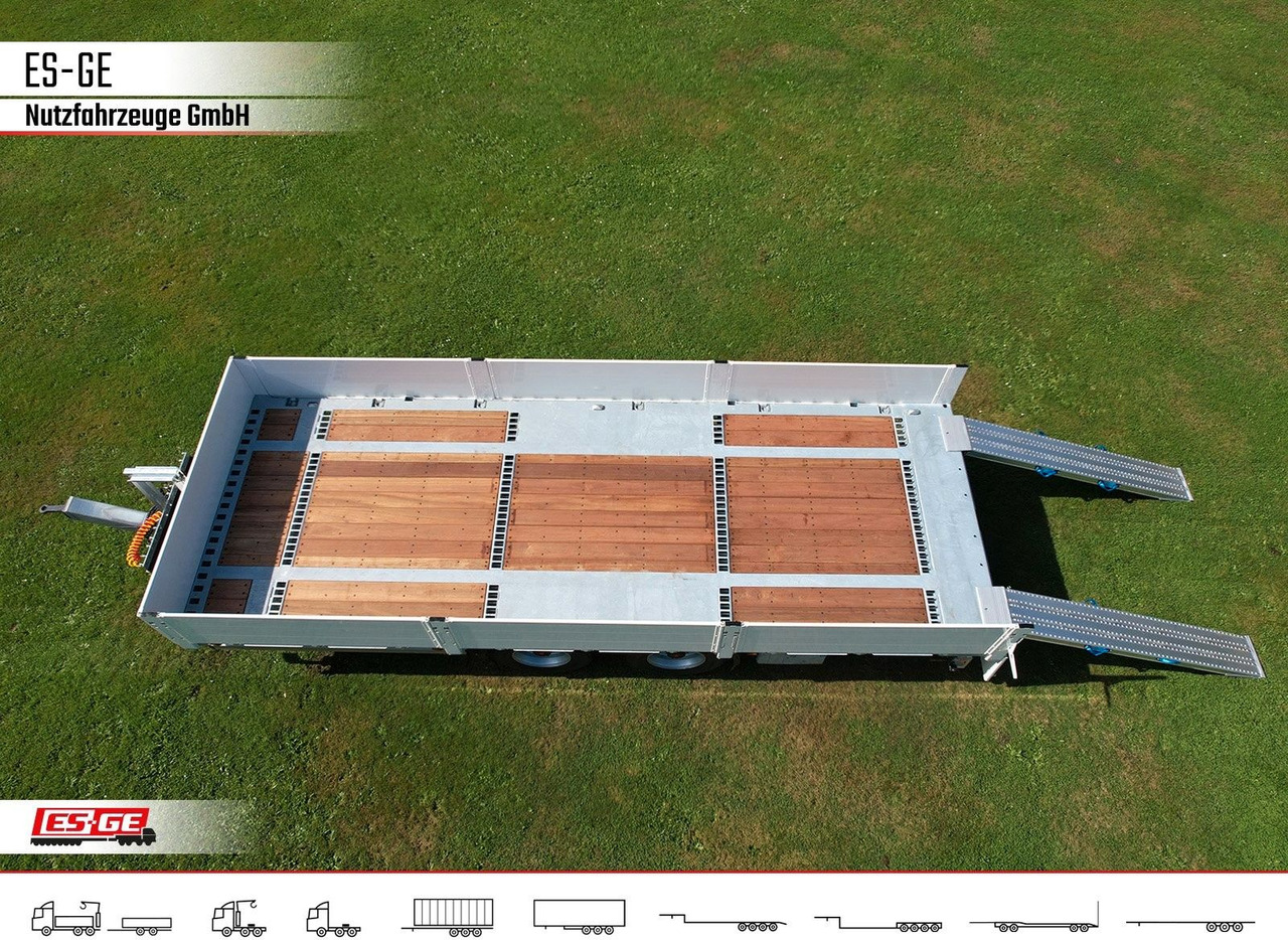 ES-GE Tandem-Anhänger Bordwände, CV, Rungen - Прицеп бортовой/ Платформа: фото 5 ES-GE Tandem-Anhänger Bordwände, CV, Rungen - Прицеп бортовой/ Платформа: фото 5