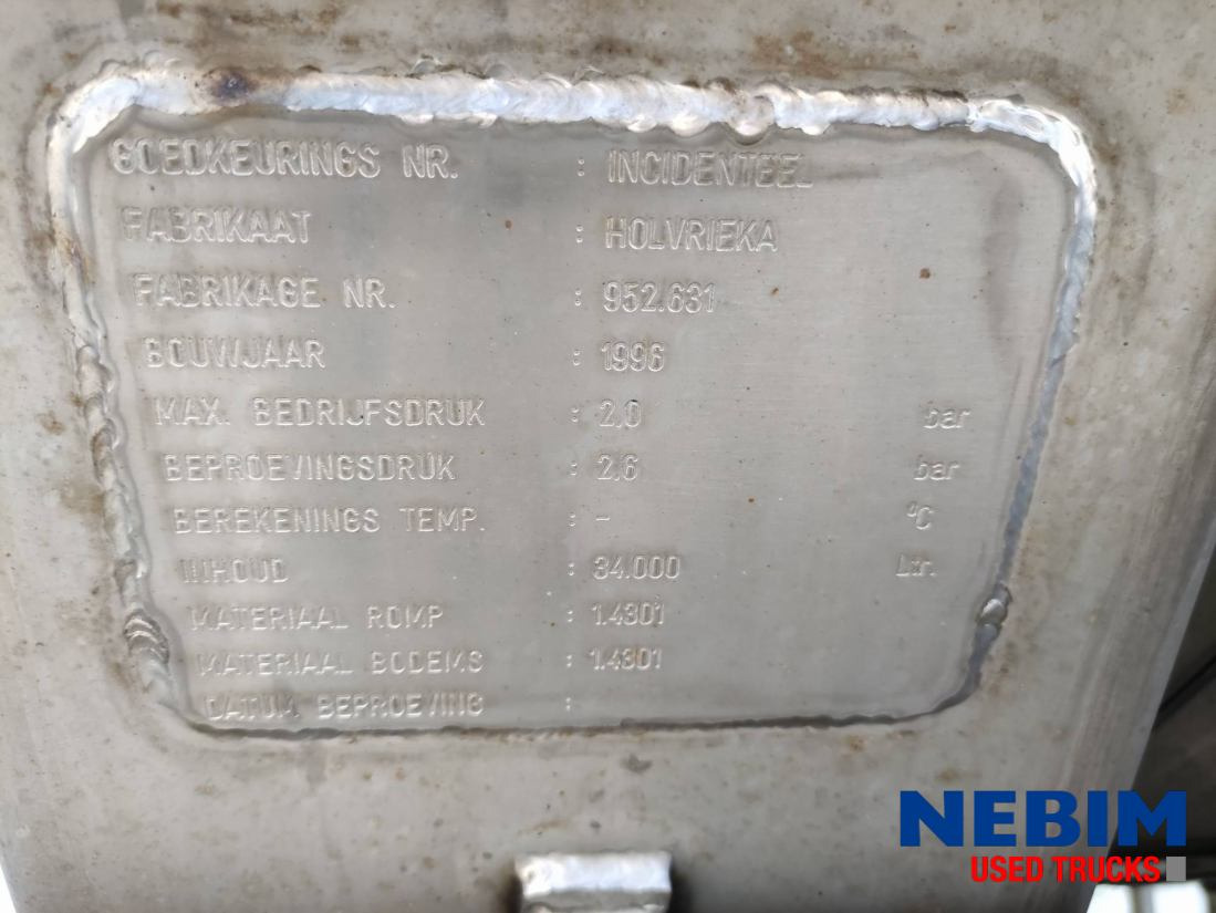 Burg BPO 12 28 Z - 34.000ltr - Полуприцеп-цистерна: фото 5 Burg BPO 12 28 Z - 34.000ltr - Полуприцеп-цистерна: фото 5