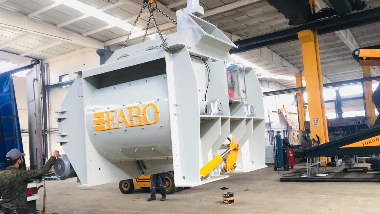 FABO twin shaft mixer - Бетономешалка: фото 1 FABO twin shaft mixer - Бетономешалка: фото 1