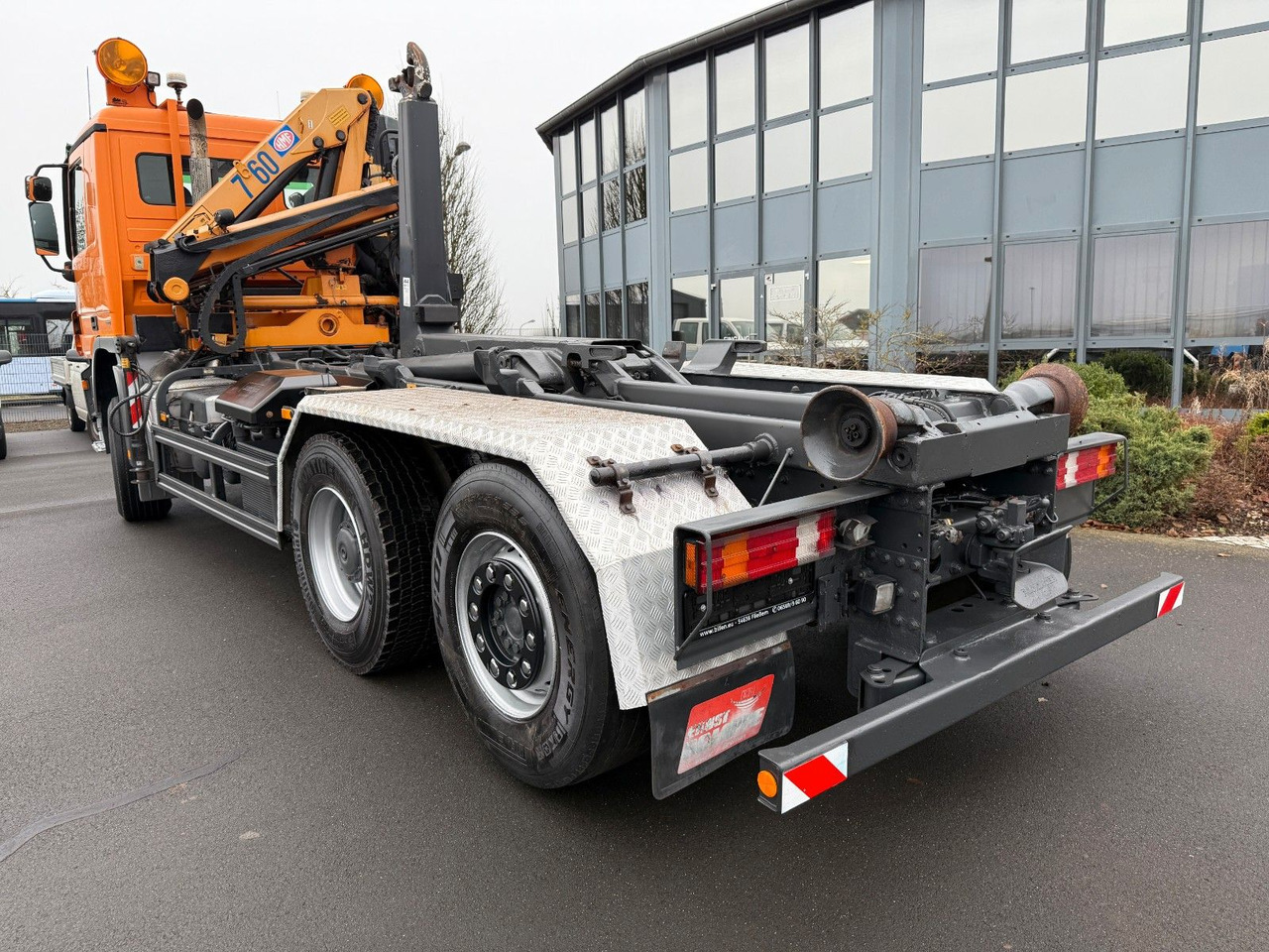 Mercedes-Benz Actros 2632 6x4/2 Meiller + HMF Kran - Крюковой мультилифт, Автоманипулятор: фото 4 Mercedes-Benz Actros 2632 6x4/2 Meiller + HMF Kran - Крюковой мультилифт, Автоманипулятор: фото 4