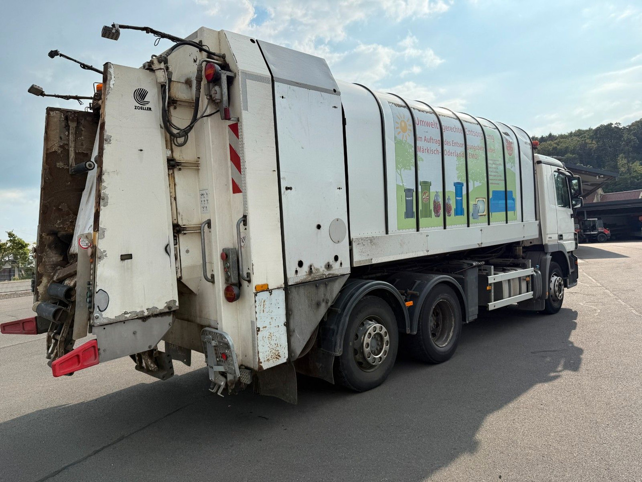 Mercedes-Benz Actros MP3 2532 6x2 Faun Rotorpress 521 - Мусоровоз: фото 3 Mercedes-Benz Actros MP3 2532 6x2 Faun Rotorpress 521 - Мусоровоз: фото 3