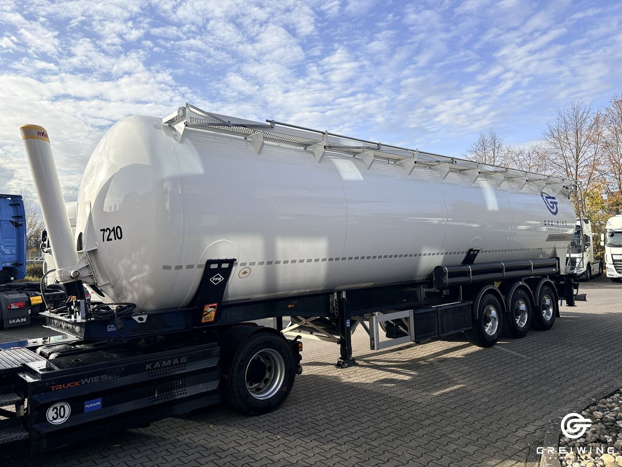 Полуприцеп цистерна для сыпучих грузов Feldbinder KIP 60.3: фото 6