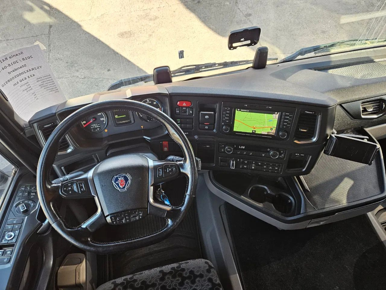 Тягач Scania R410 LNG, ADR, Big Navi, Camera: фото 8