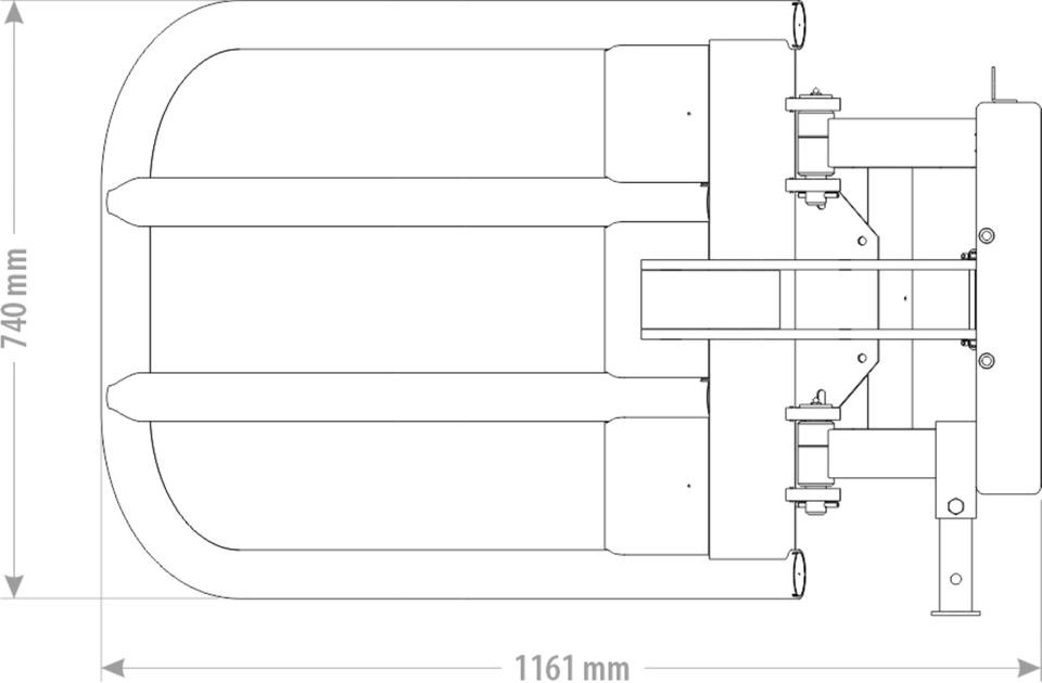 Ballenzange Rundbellenzange Silozange Frontlader Euro Fendt - Захват: фото 2 Ballenzange Rundbellenzange Silozange Frontlader Euro Fendt - Захват: фото 2