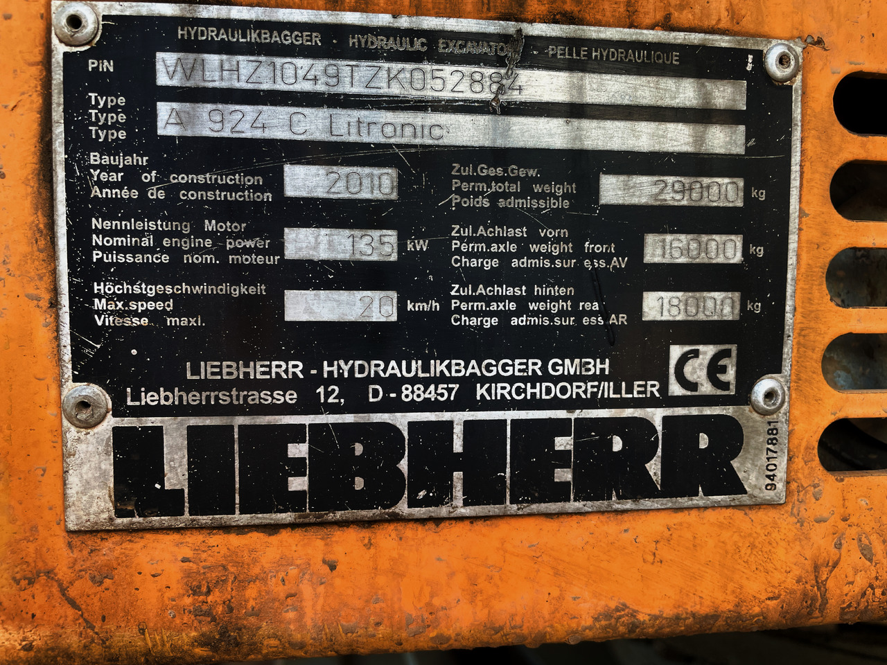 Строительная техника LIEBHERR A924C LITRONIC: фото 6
