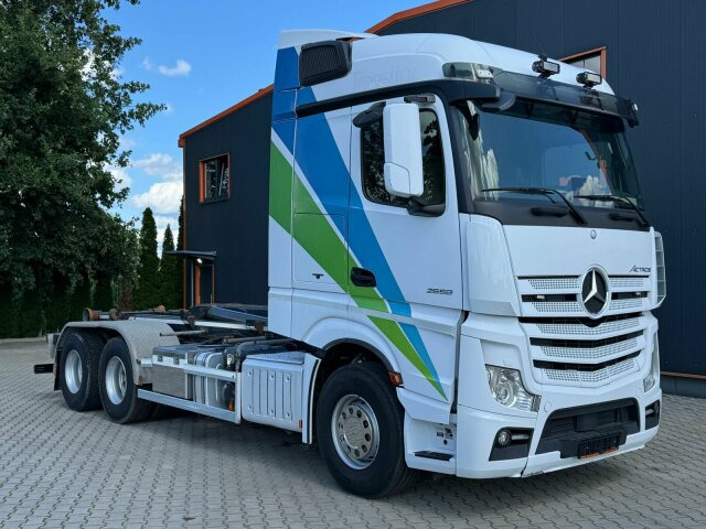 Mercedes-Benz ACTROS 2658 6x2 Abrollkipper MEILLER RK 26.67K - Крюковой мультилифт: фото 1 Mercedes-Benz ACTROS 2658 6x2 Abrollkipper MEILLER RK 26.67K - Крюковой мультилифт: фото 1