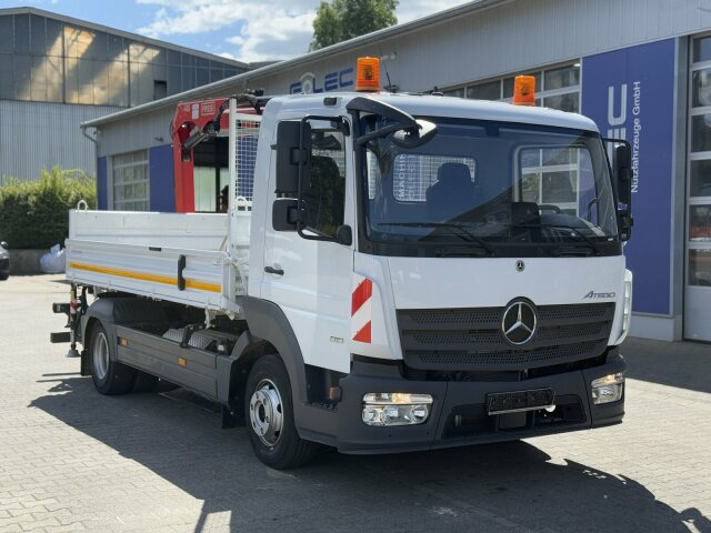 Mercedes-Benz ATEGO 818 4x2 Euro 6 Kipper Kran FASSI F65B.0.22 - Малотоннажный самосвал: фото 1 Mercedes-Benz ATEGO 818 4x2 Euro 6 Kipper Kran FASSI F65B.0.22 - Малотоннажный самосвал: фото 1